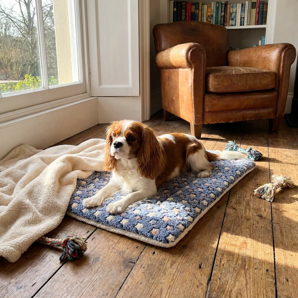 Dog Bed Crate Pad lifestyle image