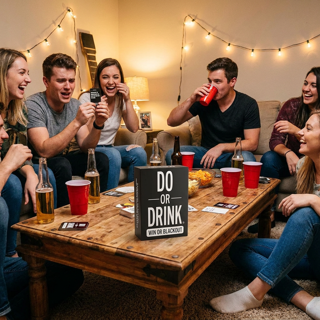 Win or Blackout Card Game lifestyle image